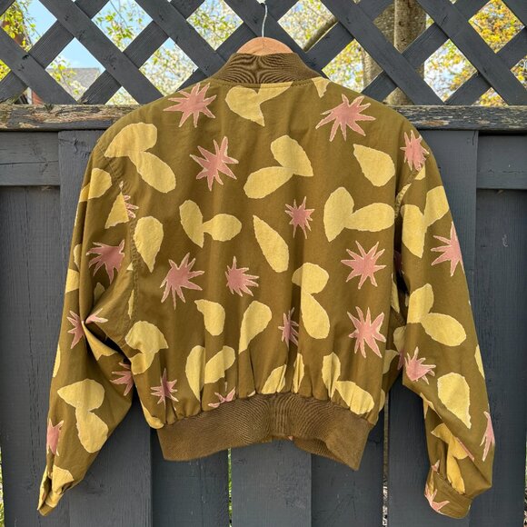 Rare vintage Bogner patterned flower bomber jacket - Picture 5 of 6